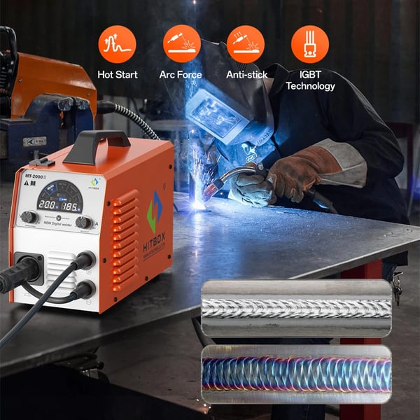 Svejsemaskine, IGBT Inverter Teknologi, Bærbart Design,MT2000II