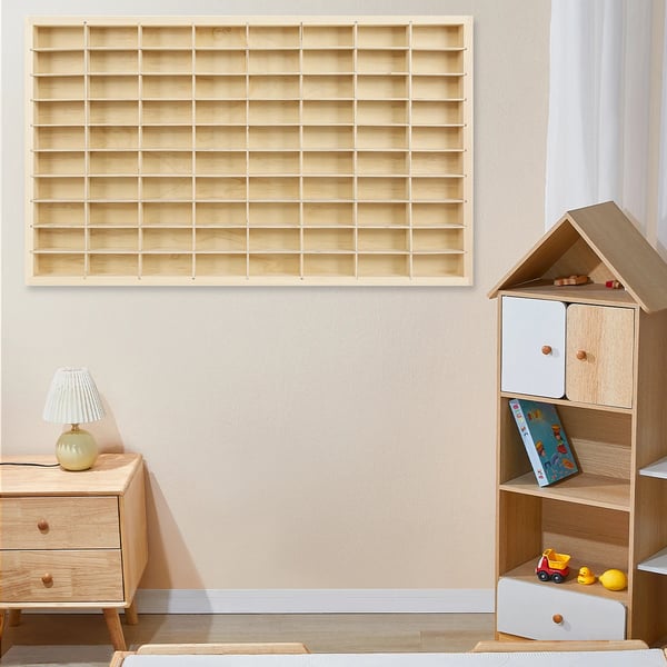 Displayhylde, 80 gitterkapacitet, solid trækonstruktion,TT2320902