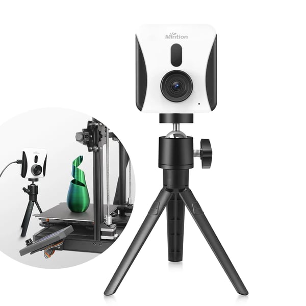 Auto Time-Lapse Kamera, 1080P Videoopløsning, Fjernovervågning, Kompatibel med Forskellige 3D-printere, Understøtter 2.4GHz og 5GHz WiFi