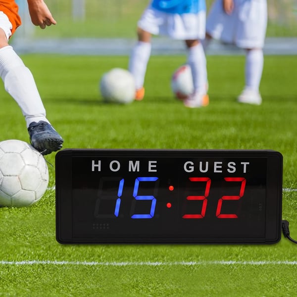 LED Scoreboard, Fjernbetjening, Klar Skærm,sort