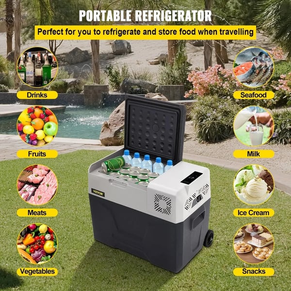 Bærbar Fryser, 30L Kapacitet, AC Strøm, Kompakte Dimensioner,CX30 60W 30L