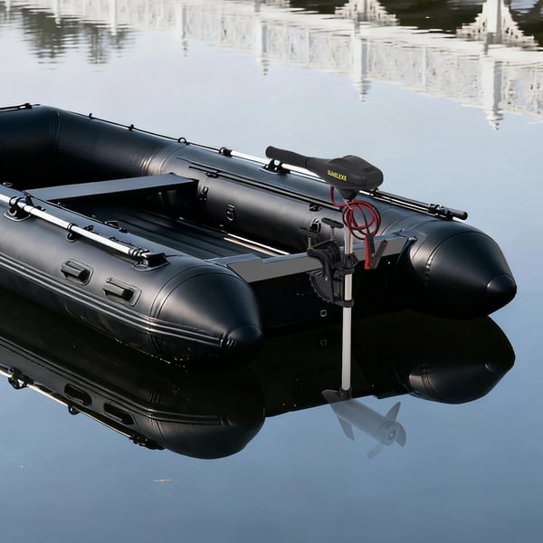 Trolling Motor, 40 lbs Træk, 5 Justerbare Hastigheder,sort