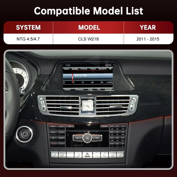 Trådløs CarPlay, Stemmestyring, Android Auto,NTG 4.5 System