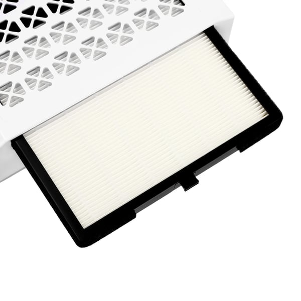 Manicure Maskine, 6 Slibehoveder, Ergonomisk Design,HVID