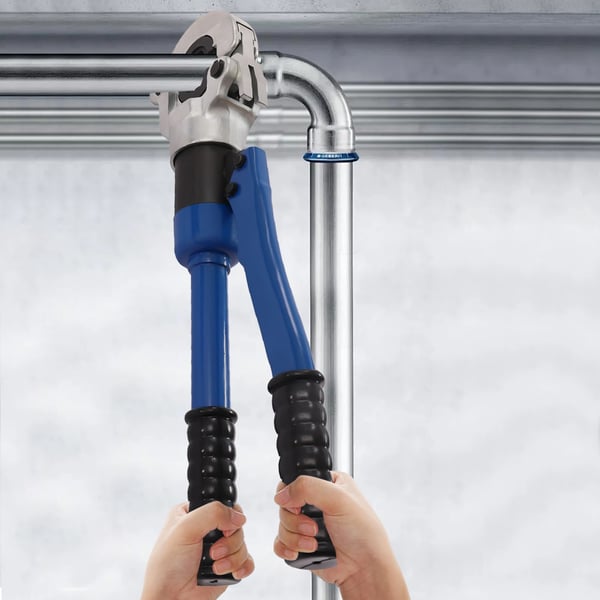 Hydraulisk Rørklemmetang, Stålmateriale, 10T Maksimal Klemkraft, 12,7mm Størrelse på Døds, 19,05mm Størrelse på Døds, 25,4mm Størrelse på Døds