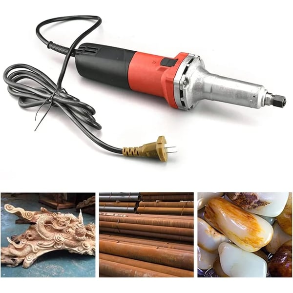 Elektrisk lige sliber, 750W effekt, 0-27000 RPM hastighed,Som vist