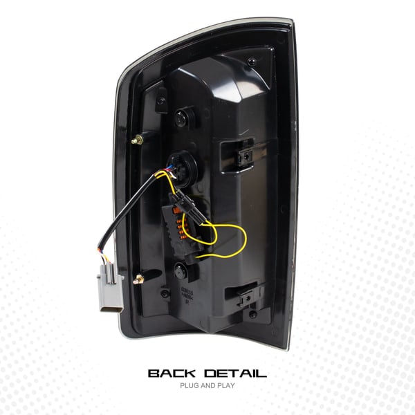 LED Baglygter, Sekventiel Blinklys, Plug-and-Play Installation