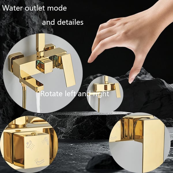 Bruserarmatur, Poleret Overflade, Moderne Stil,HVID