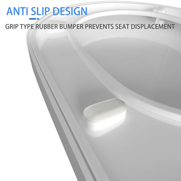 Toiletbræt, Duroplast Materiale, Standard D-formede Dimensioner, Universel Montering, Blød Lukke Mekanisme, CE Certificeret