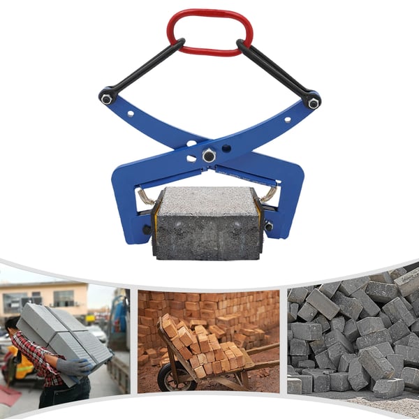 Stenlyftklämma, Q235-stål, lastkapacitet 300 kg, justerbar öppning 10 - 30 cm, fabriks testad, hållbar design