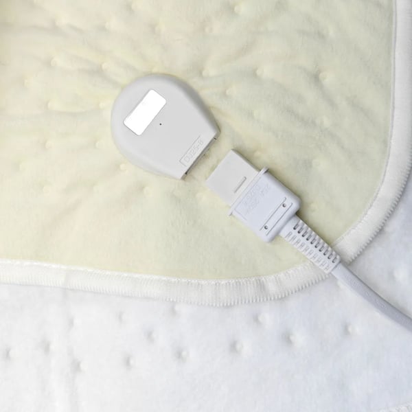 Varmepude, Holdbart Design, Justerbare Varmeindstillinger,beige