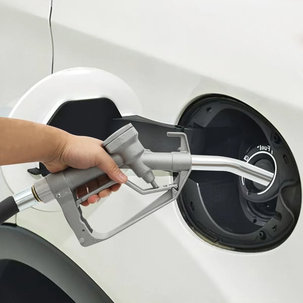 Dieselpump, hög flödeshastighet, automatisk munstycksfunktion,Silver
