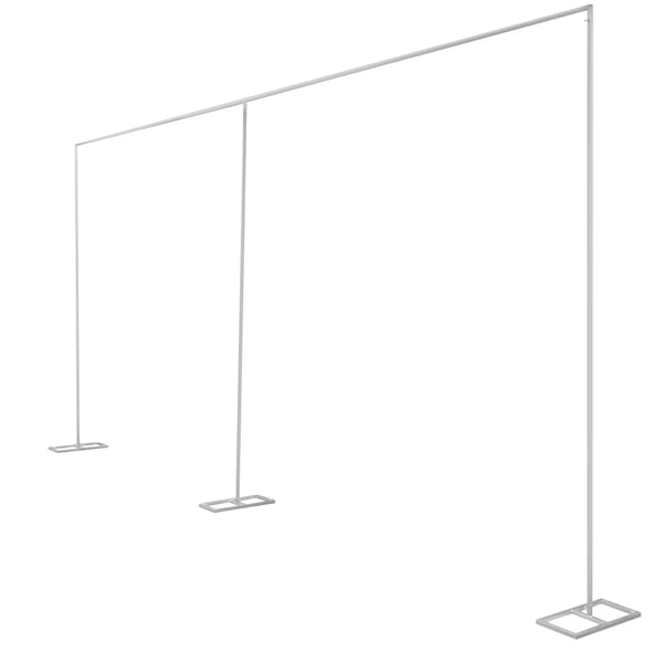 Taustatuki, Kestävä Materiaali, Helppo Asentaa,Hopea, L