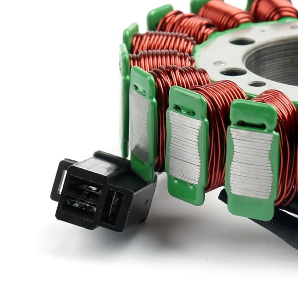 Stator spole, højkvalitets kobberviklinger, temperaturbestandig op til 200°C, nem installation, inkluderer pickup spole