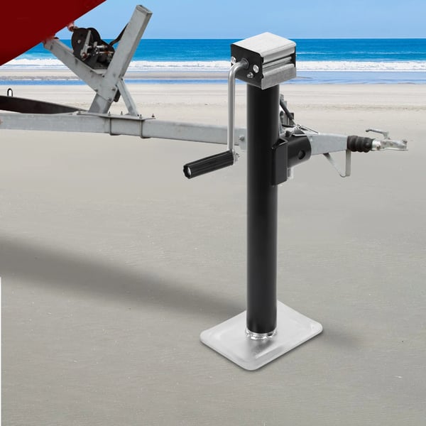 Trailer Jack, Belastningsevne 2,27T, Løftehøjde 38 cm, Min Højde 57 cm, Max Højde 94 cm, Brutto Vægt 8 kg