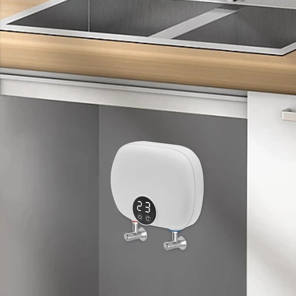 Øjeblikkelig Vandvarmer, Berøringsskærmskontrol, Energi Effektivt Design,220-240V, HVID