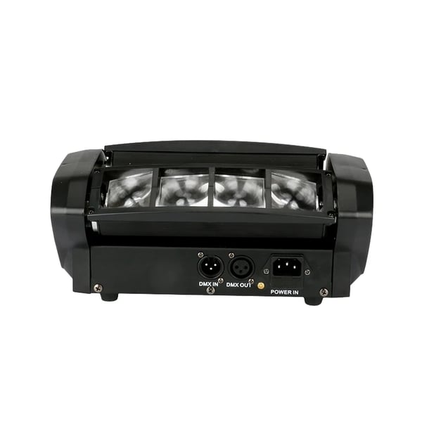 RGBW LED -liikkuva päävalaisin, 80W teho, DMX-ohjaus,Mini -hämähäkki