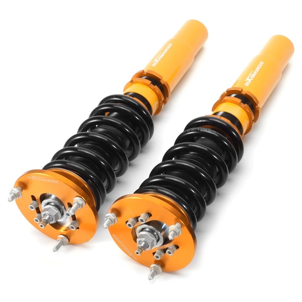 Coilover affjedringskit, stålmateriale, justerbar affjedringshøjde, kompatibilitet med luksusbil E39, forbedret håndteringsydelse, glat køreoplevelse
