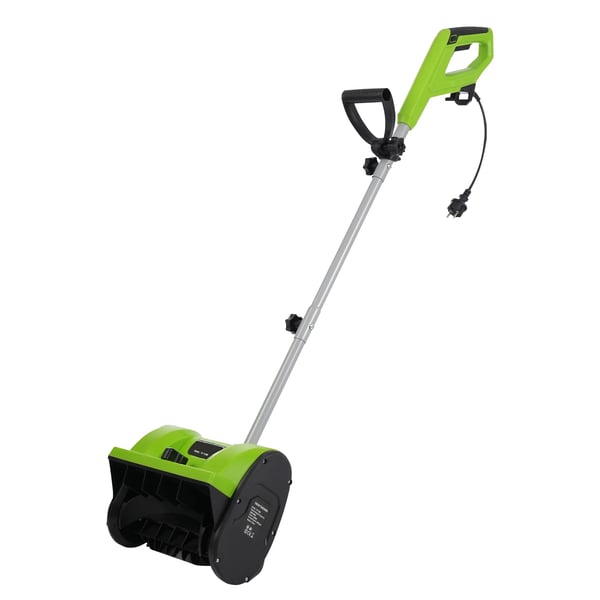 Elektrisk Sneblæser, 1200W Motor, 30 cm Ryddebredde,grøn, Elektrisk