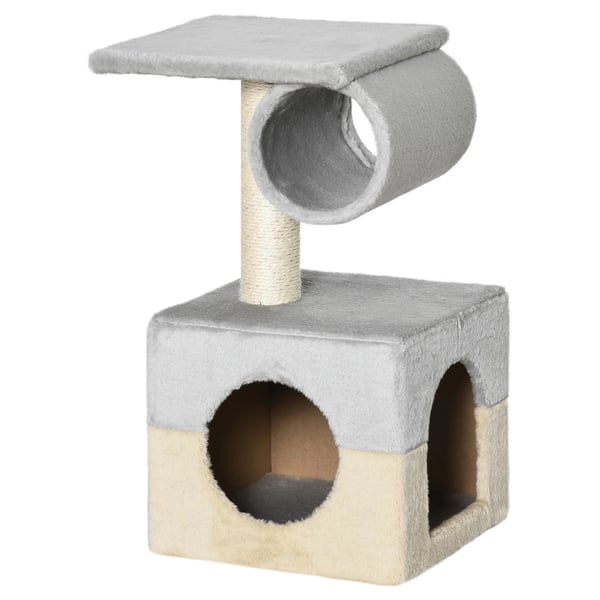 Kattträd, Trämaterial, Dubbla nivåer