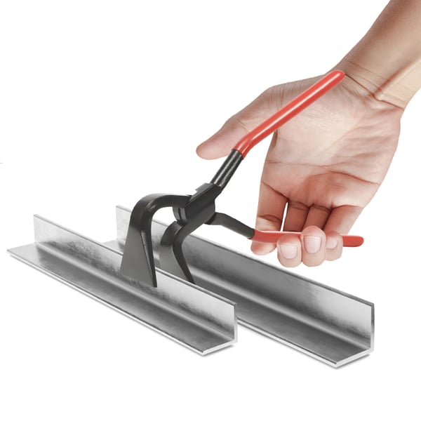Pladebender, 3-delt sæt, ergonomiske håndtag,Rød