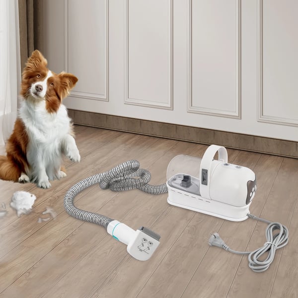 Hundehårklipper, Multifunktionelt Sæt, Kraftig Motor,Hvid