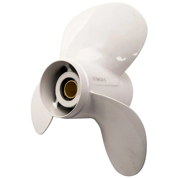 Bådpropeller, 11 1/8 x 13 tommer, 3 blade, Kompatibel med Yamaha 25-60 PS, Designet til påhængsmotorer, Aluminiumskonstruktion