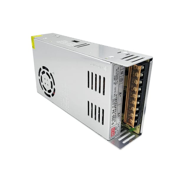 Skiftende Strømforsyning, 350W, 36V DC Udgange, 9.7A Udgange Strøm, 90-160V AC Indgang, 215mm x 115mm x 50mm Dimensioner