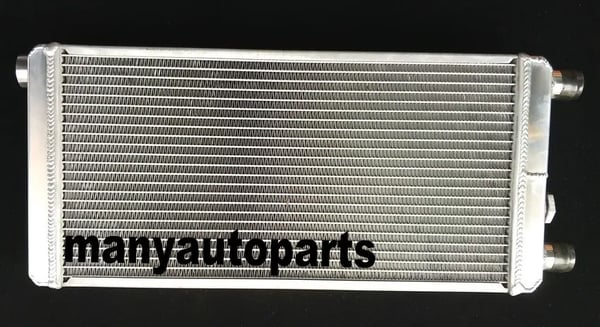 Aluminiumkøler, designet til Fiat Cinquecento Sporting (1994-1998), letvægts, forbedret køleydelse