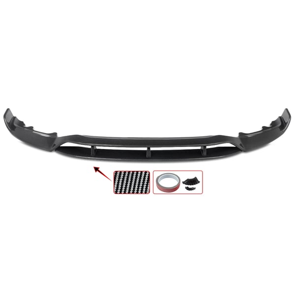 Front Spoiler Lip, Holdbar ABS Konstruktion, Passer til BMW X5 F15,Kulfiber Udseende