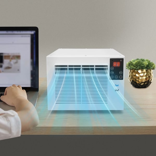 Bærbar Aircondition, Fjernbetjening, Energi Effektiv,HVID