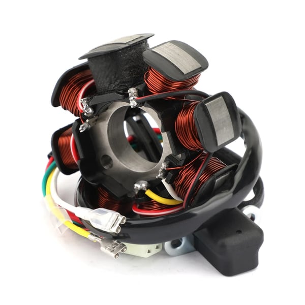 Generator Stator, Kobberviklinger, Indvendig Diameter 29 mm, Udvendig Diameter 84 mm, Poltykkelse 28,1 mm, 8 Poler