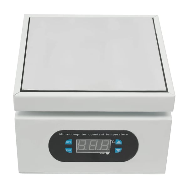 Kogeplade, 500W effekt, justerbar temperaturinterval op til 300°C, hurtig opvarmning, holdbart aluminiumlegeringsmateriale