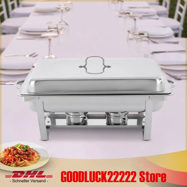 Chafing Dish, Stor Kapacitet, Energi Effektiv,Sølv