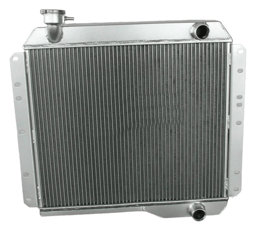 Radiator, Kerne Størrelse 490 mm x 430 mm x 62 mm, Samlet Størrelse 565 mm x 540 mm x 75 mm, Indgang 38 mm, Udgange 38 mm, 3 Rækker