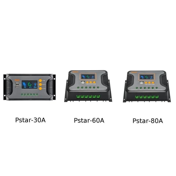 Solcellsregulator, PWM-typ, LCD-display,30A PWM-kontroller