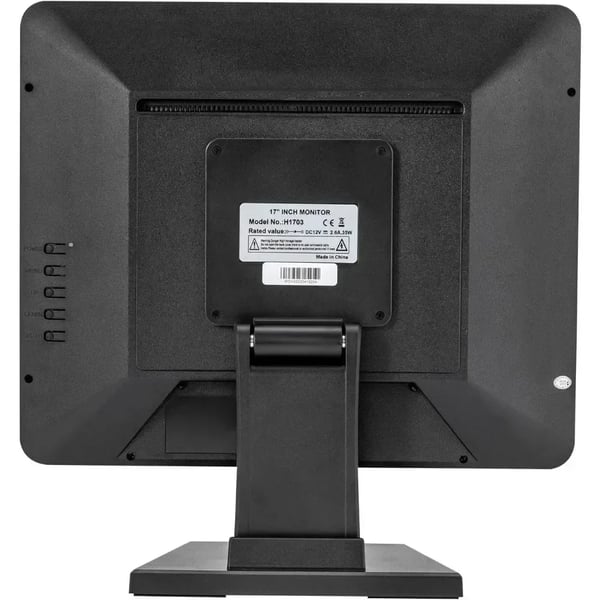 Berøringsskærm, 17 Tommer LCD, HDMI VGA Grænseflader,sort