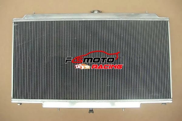 Radiator, Aluminiumkonstruktion, Kerne størrelse: 900mm x 450mm x 52mm, Samlet størrelse: 920mm x 550mm x 60mm, Indløbs-/Udløbsdiameter: 35mm