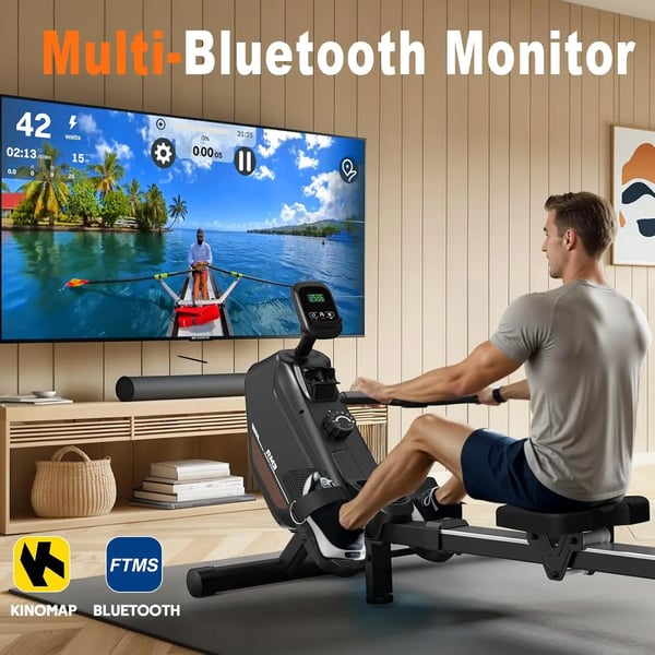 Soutulaitteet, 300N Magneettivastus, Bluetooth-yhteys,musta