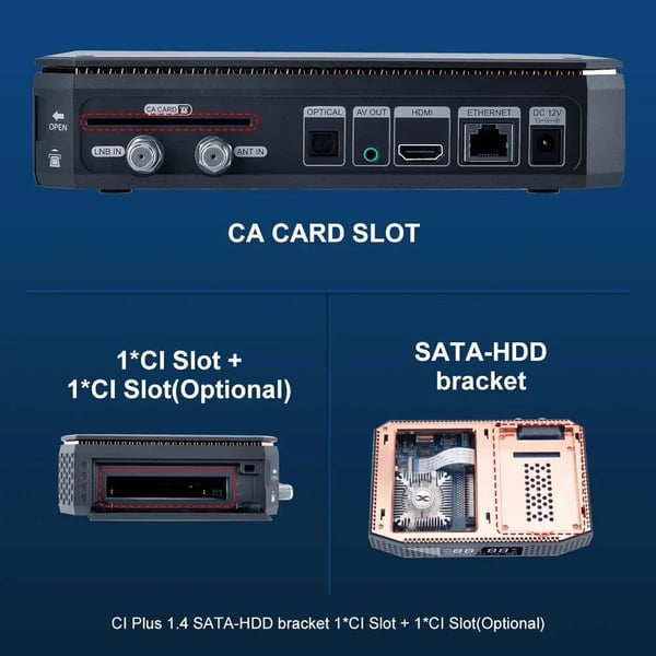 Set Top Box, Android 9.0, 8K-stöd,GTX Combo, EU Plug-a