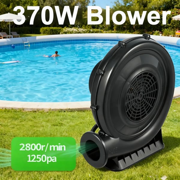 Oppustelig Blæser, 370W Effekt, 220V Spænding, 2800o/min Rotationshastighed, 340m³/h Luftvolumen, IP44 Støvbeskyttelsesgrad