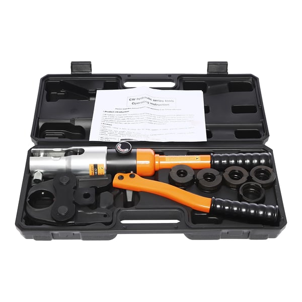 Hydrauliske Crimpetang, Høj Crimpestyrke, Ergonomisk Greb,ORANGE RØD