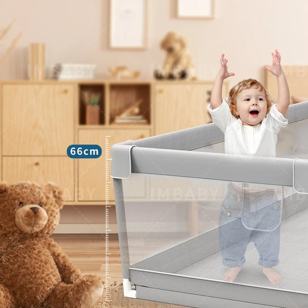 Babylegetårn, rummeligt 150x180cm, holdbart stofdesign,150x180cm