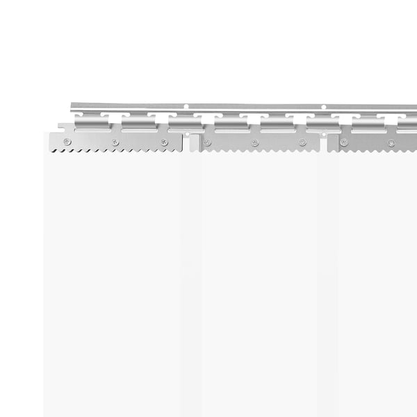PVC Strip Gardiner, Holdbart Materiale, Nem Installation,HVID, Øje Top