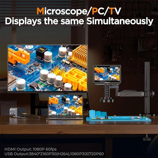 Digital Mikroskop, 2000x Forstørrelse, Autofokus Funktion,EM4K-AF 10