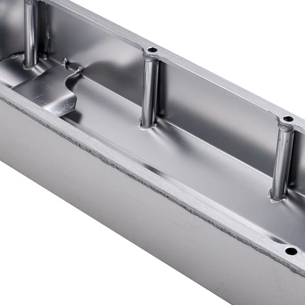 Rocker Covers, Aluminium, Høj Stil, 1/4 Tomme Pakningsskinne, Passer til 1968-Og Fremad Ford V8 429-460, Lang Bolt Design