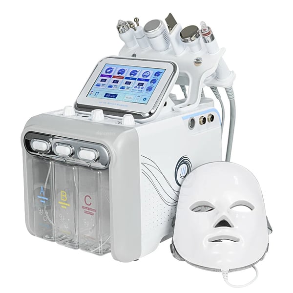 Ansigtsspa-maskine, 7-i-1, Professionel Hydra Dermabrasion