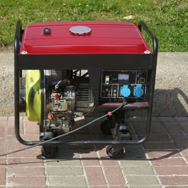 Generator Brændstoftank, Holdbar Konstruktion, Stor Kapacitet,Rød