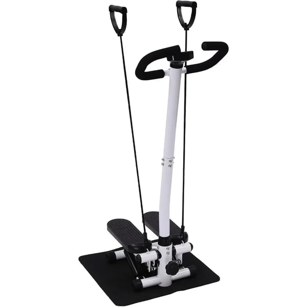 Fitness Stepper, Justerbar højde, Ergonomisk design, sort