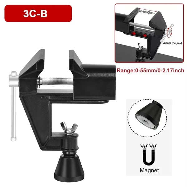 Magnetisk PCB-fixation, 360-graders rotation, justerbar bredde,3C-B